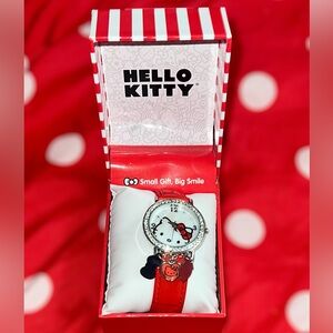 Hello Kitty Red and White Charm Watch
